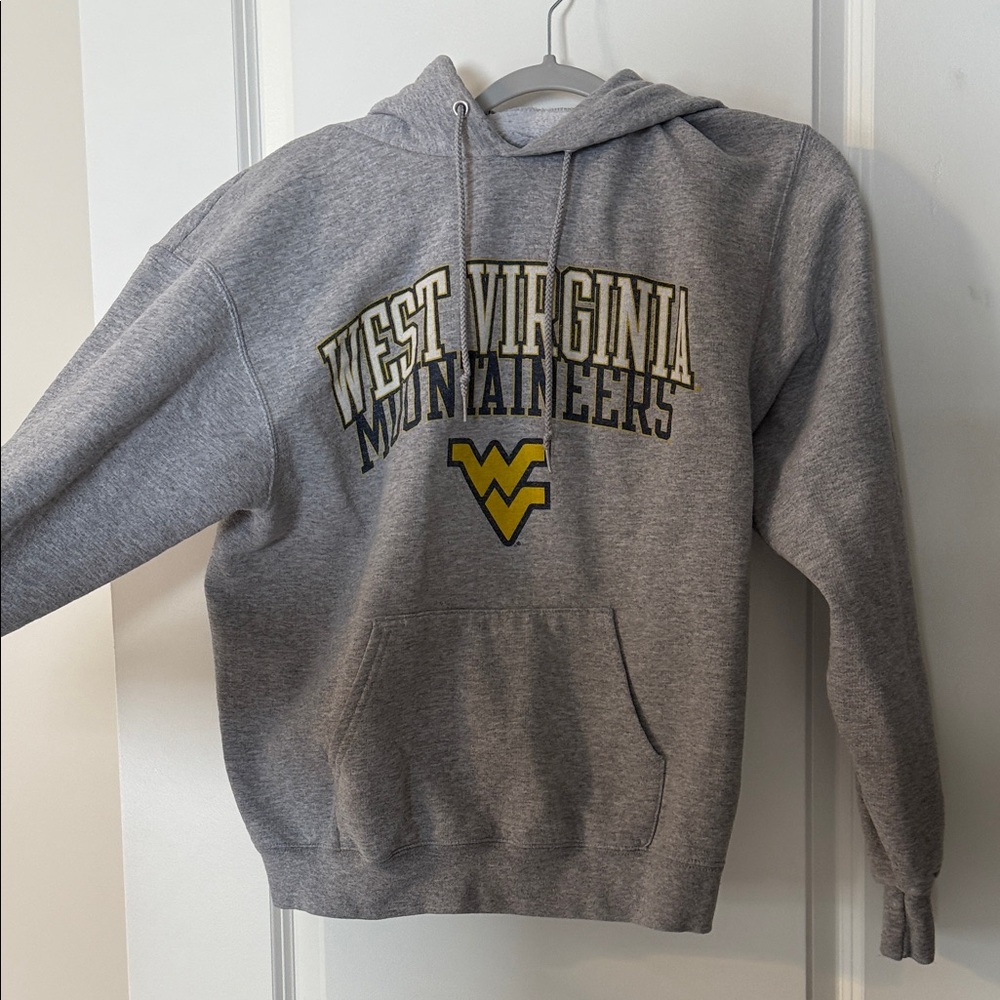 Champion Gray West Virginia Mountaineers Hoodie